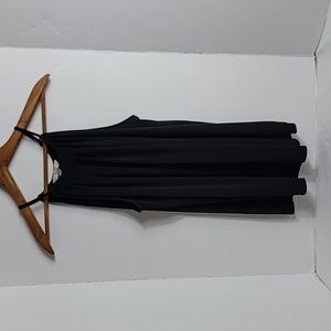 Banana Republic Petite Women's Black W/ Pleated Accent Sleeveless Top,  L